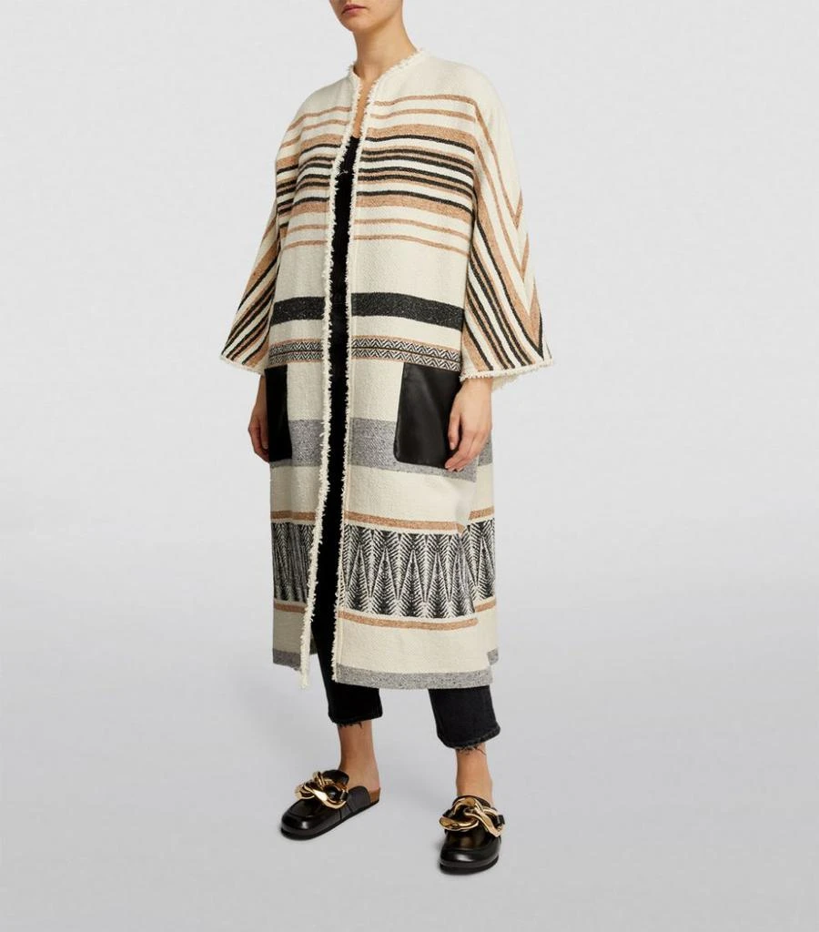 商品Maje|Striped Woven Jacket,价格¥1971,第3张图片详细描述