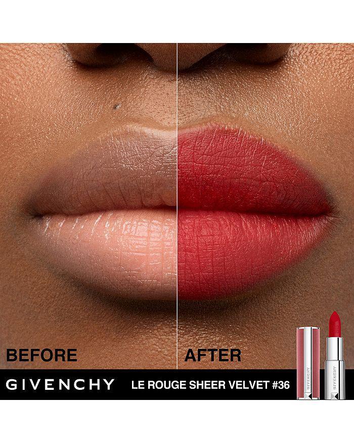 商品Givenchy|Le Rouge Sheer Velvet Matte Lipstick Customized Refill,价格¥224,第5张图片详细描述