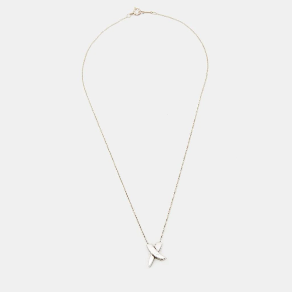 商品[二手商品] Tiffany & Co.|Tiffany & Co. Paloma's Grafitti X Sterling Silver Pendant Necklace,价格¥1007,第1张图片