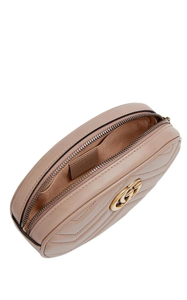 商品Gucci|GG Marmont Matelasse Belt Bag in Beige 85,价格¥12676,第5张图片详细描述