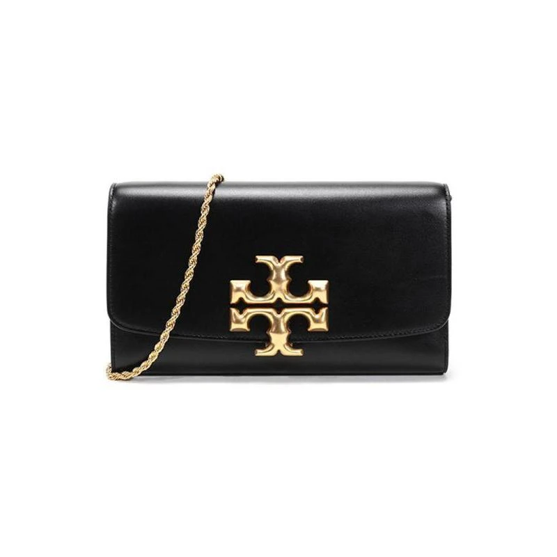 商品[国内直发] Tory Burch|托里·伯奇 TORY BURCH 奢侈品 TB女包 ELEANOR系列牛皮革手拿包单肩斜挎包链条包黑色 73578 001,价格¥2482,第1张图片