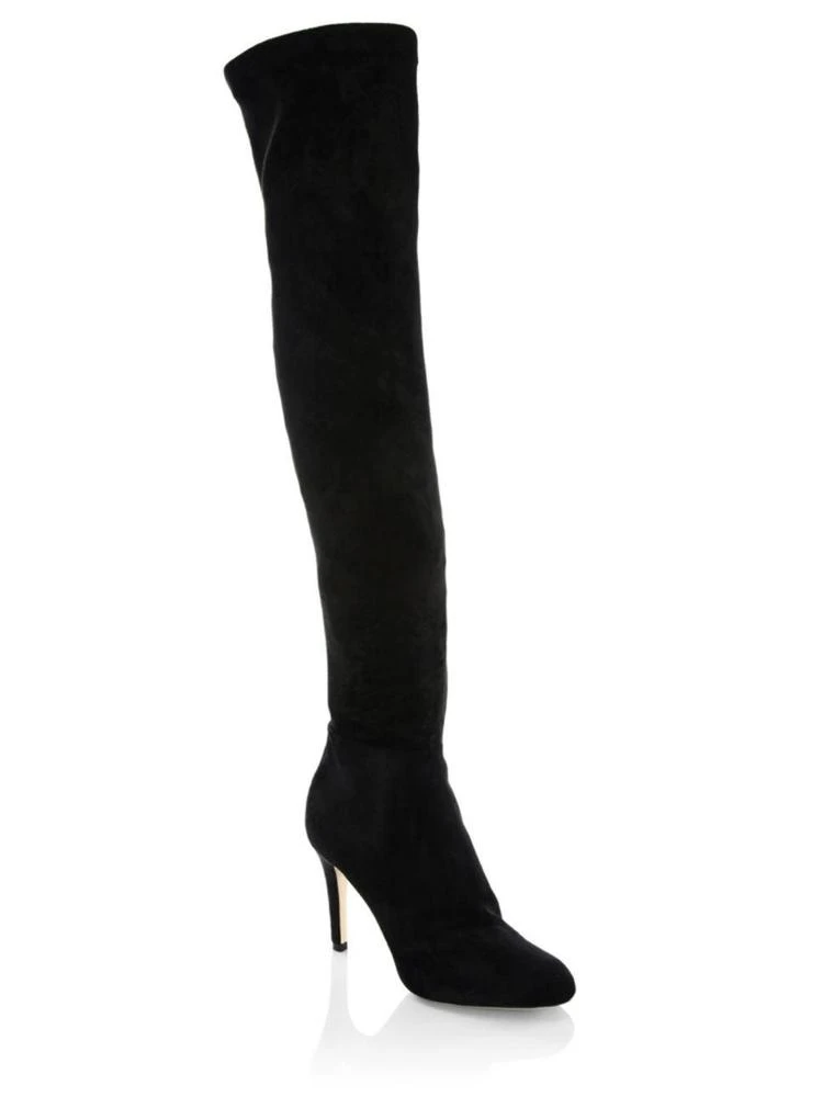 商品Jimmy Choo|Toni 90 Velvet Over-The-Knee Boots,价格¥5083,第1张图片