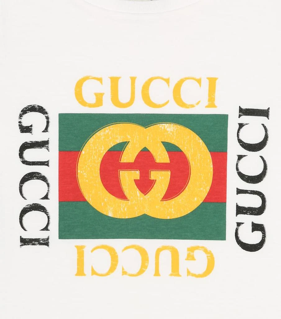 商品Gucci|儿童经典logo纯棉T恤,价格¥1489,第3张图片详细描述