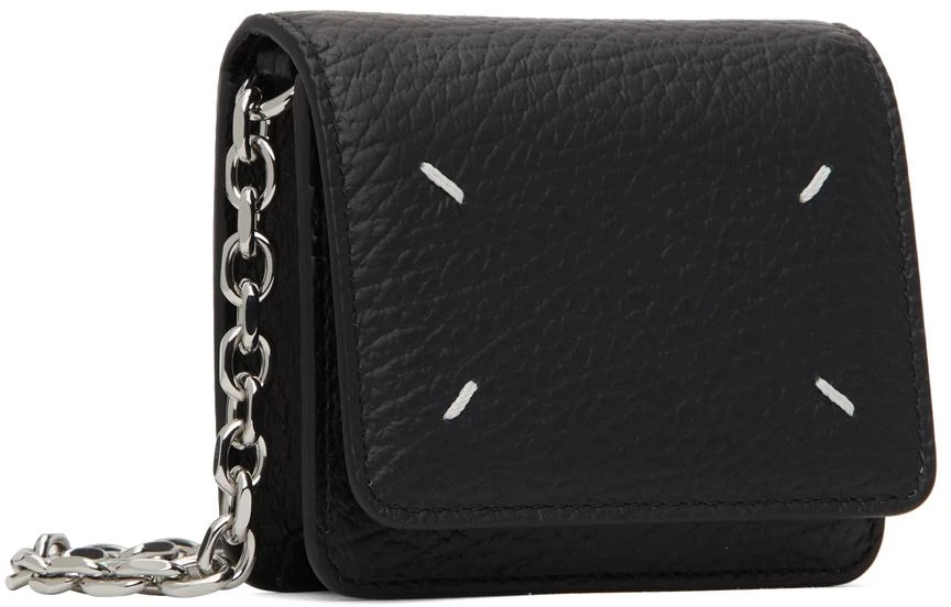 商品MAISON MARGIELA|Black Small Chain Wallet,价格¥5140,第2张图片详细描述