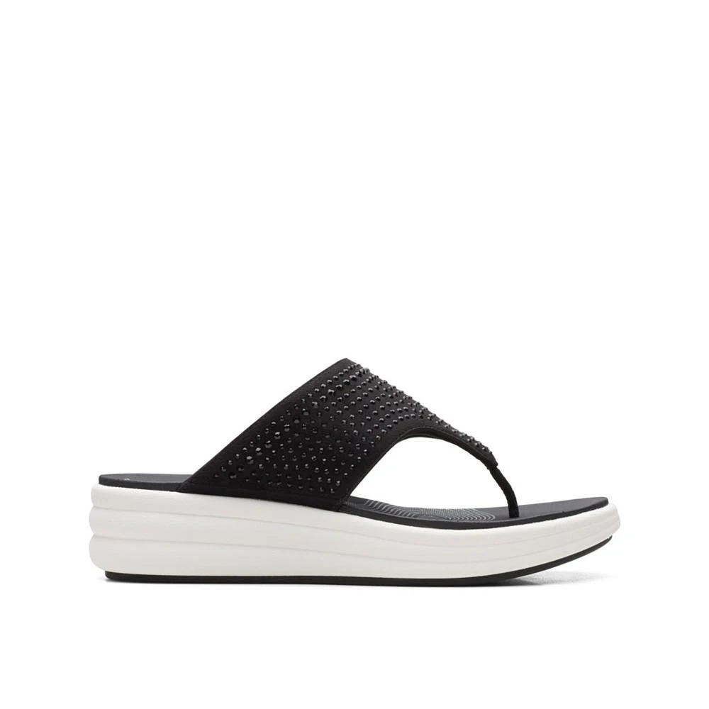 商品Clarks|Women's Cloudstepper Drift Jaunt Wedge Sandals,价格¥333,第2张图片详细描述