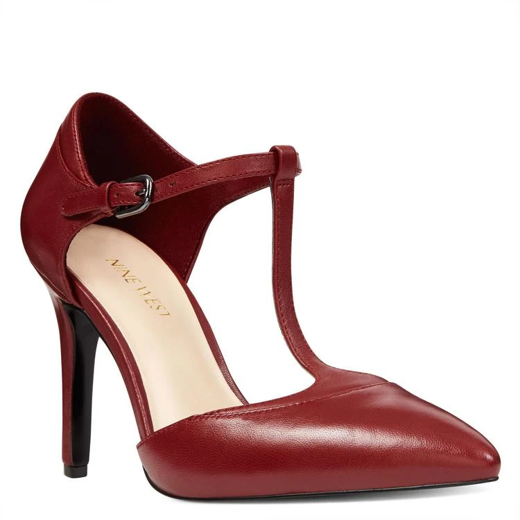 商品Nine West|Tatum d'Orsay T-Strap Pumps,价格¥371-¥445,第1张图片