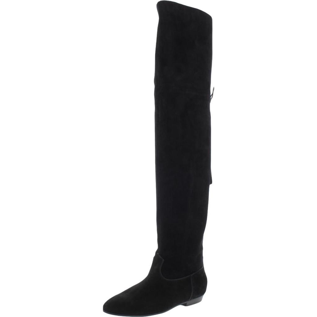 商品Celine|Celine Womens Chat Botte Suede Pointed Toe Over-The-Knee Boots,价格¥1653,第1张图片