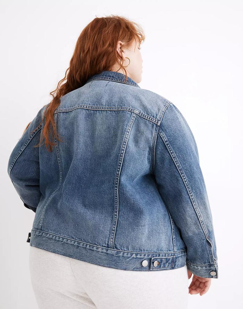 商品Madewell|The Plus Jean Jacket in Medford Wash,价格¥823-¥893,第5张图片详细描述