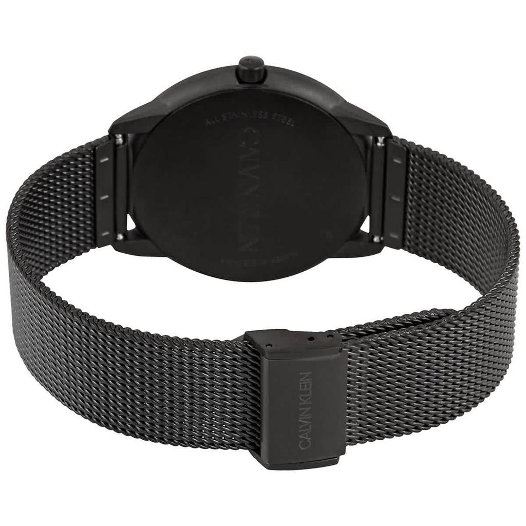 商品Calvin Klein|Calvin Klein Minimal Quartz Black Dial Mens Watch K3M5145X,价格¥348,第5张图片详细描述