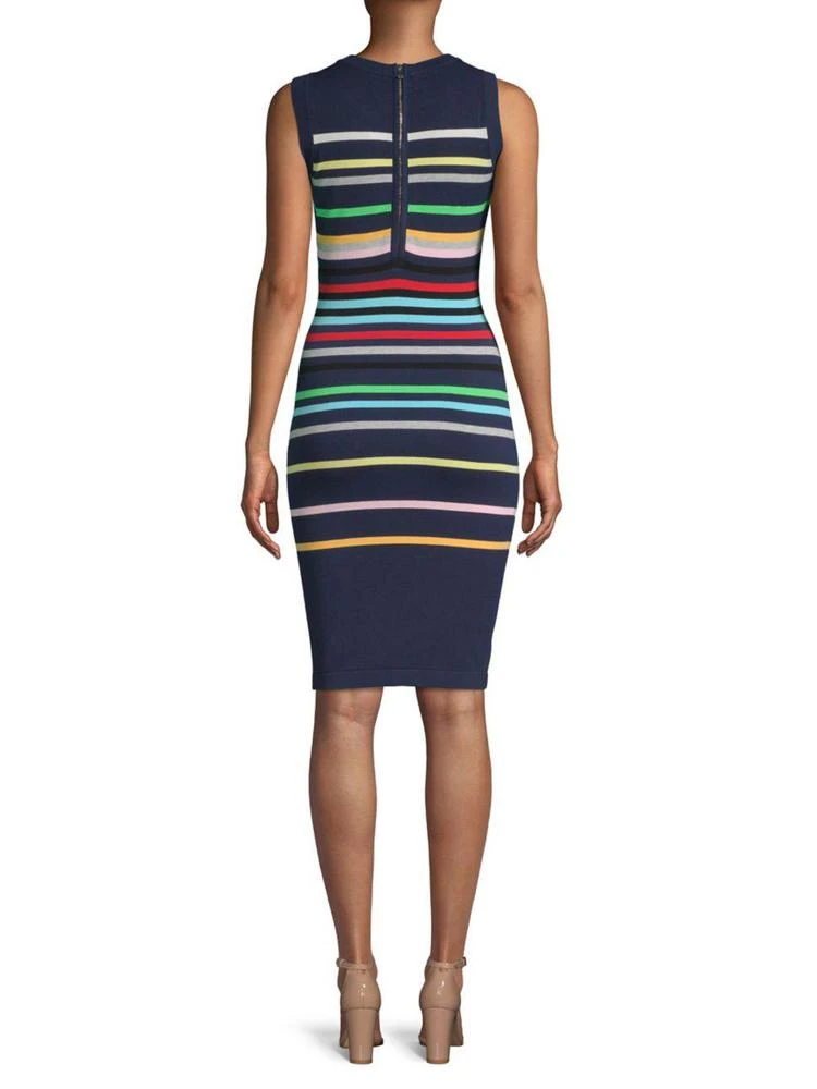 商品Milly|Rainbow Striped Sheath Dress,价格¥1190,第2张图片详细描述