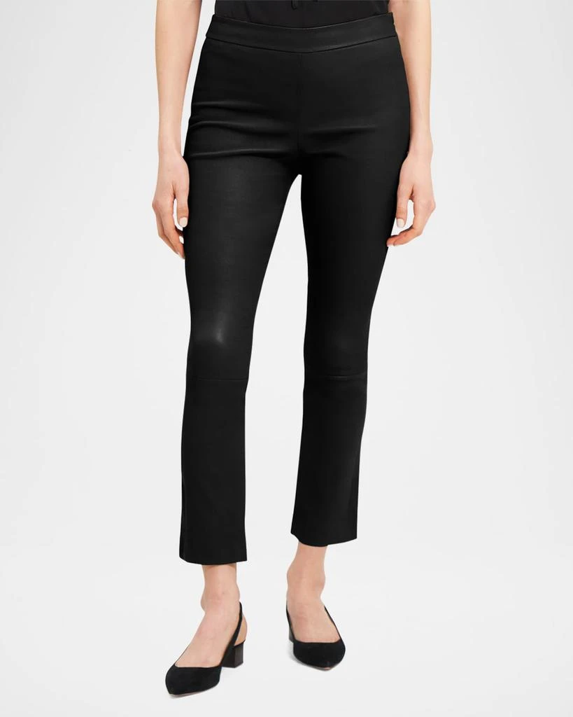商品Theory|Urban Leather Slim Kick Pants,价格¥2805,第2张图片详细描述