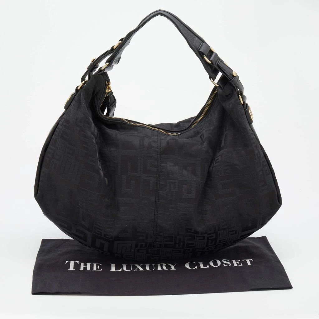 Givenchy Black Signature Canvas And Leather Hobo 商品