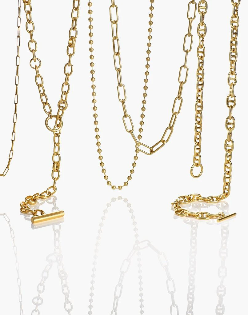 商品Madewell|Toggle Chain Necklace,价格¥172,第4张图片详细描述