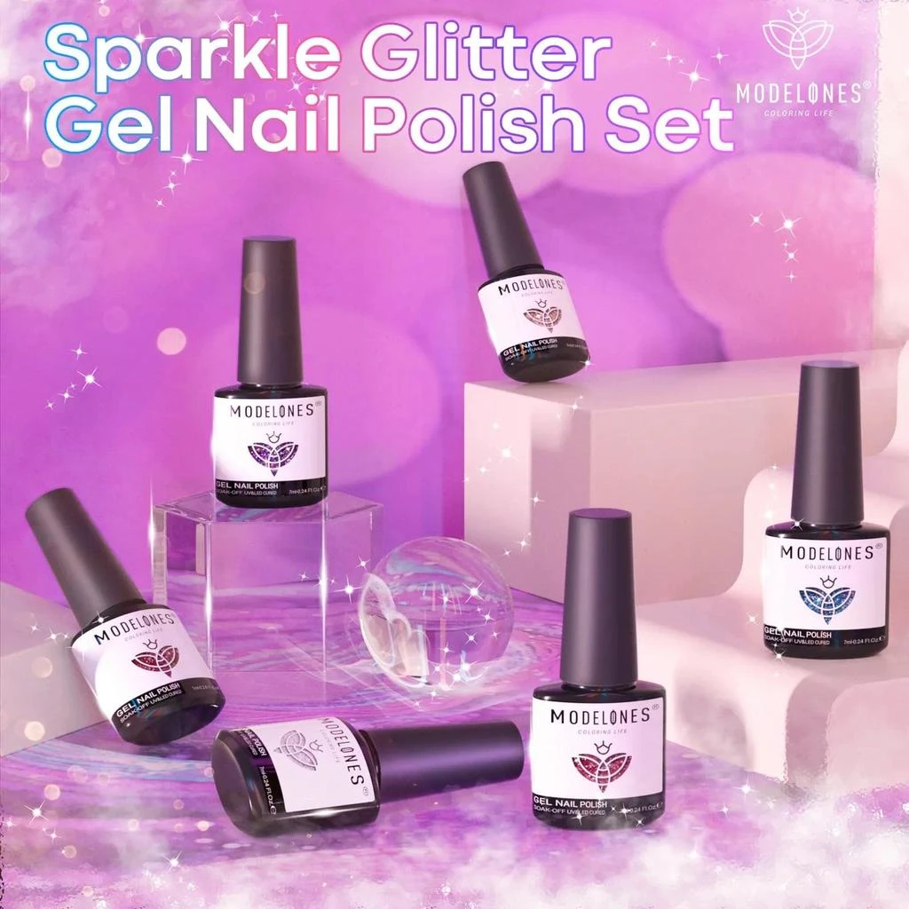 6 Shades Gel Nail Polish Set Collection 商品