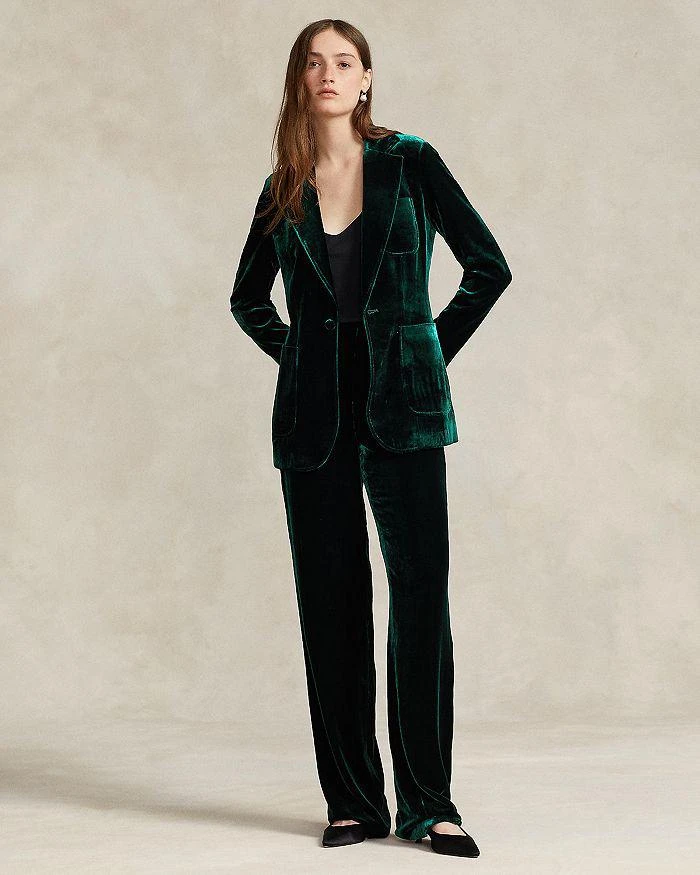 商品Ralph Lauren|Silk Velvet Blazer,价格¥3894,第5张图片详细描述