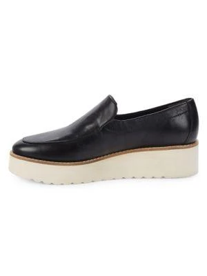 商品Vince|​Zeta-B Leather Slip-On Wedges,价格¥866,第4张图片详细描述