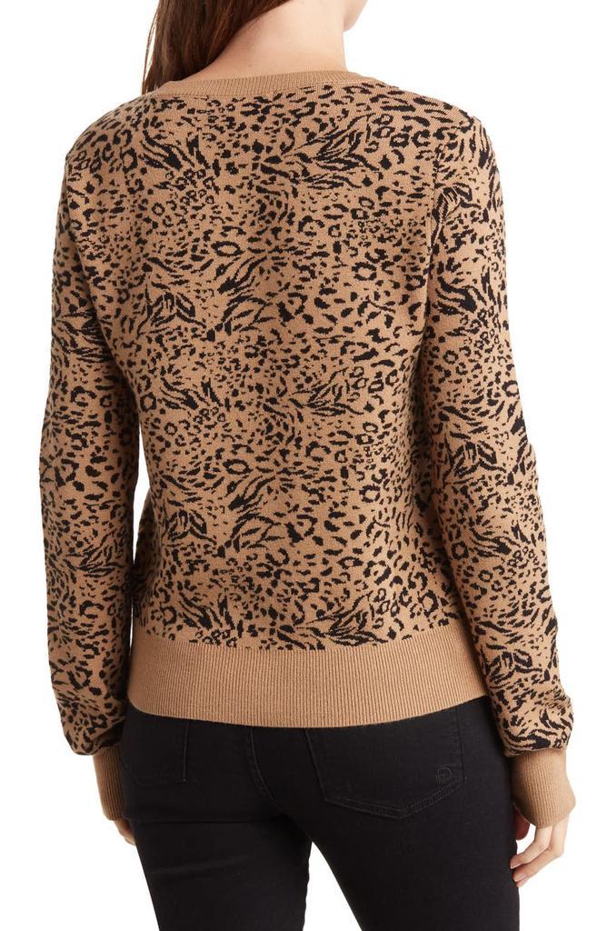 商品BCBG|Leopard Print Sweater,价格¥518,第4张图片详细描述