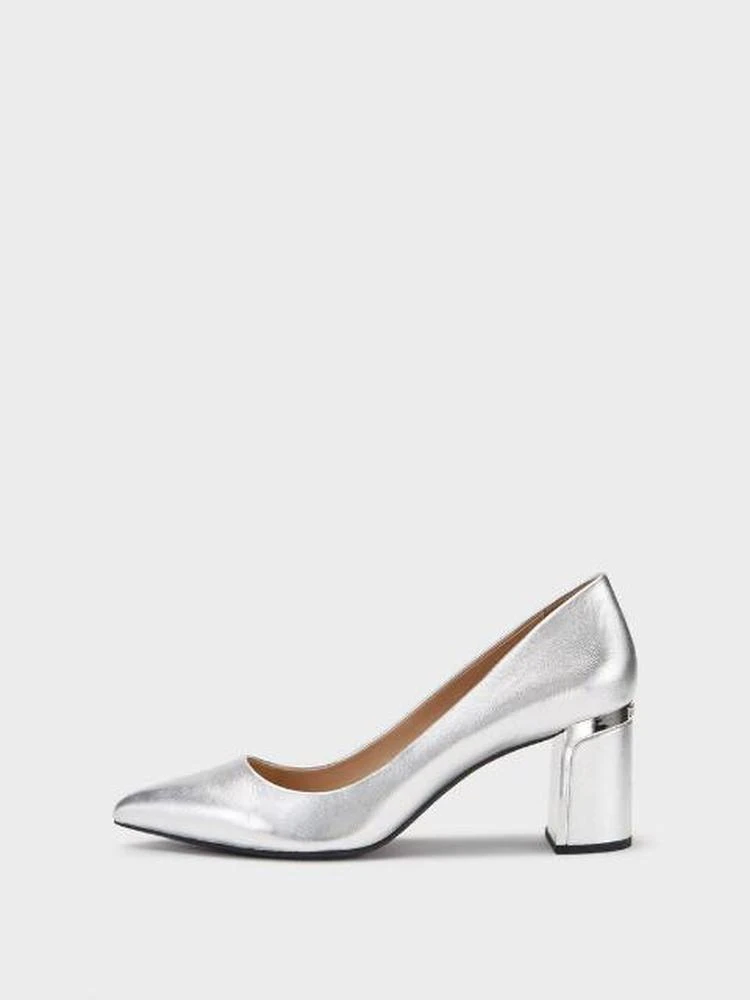 商品DKNY|Elie Metallic Mirror Pump,价格¥599,第1张图片