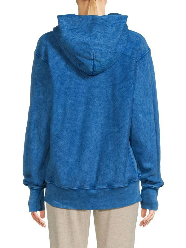 商品Les Tien|MIneral-Wash Crop Hooded Sweatshirt,价格¥439,第2张图片详细描述