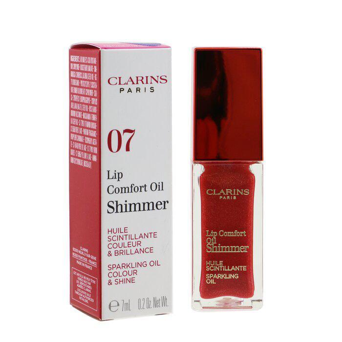 商品Clarins|Clarins 莹亮耀彩护唇油 - # 07 Red Hot -07 Red Hot(7ml/0.2oz),价格¥243,第4张图片详细描述