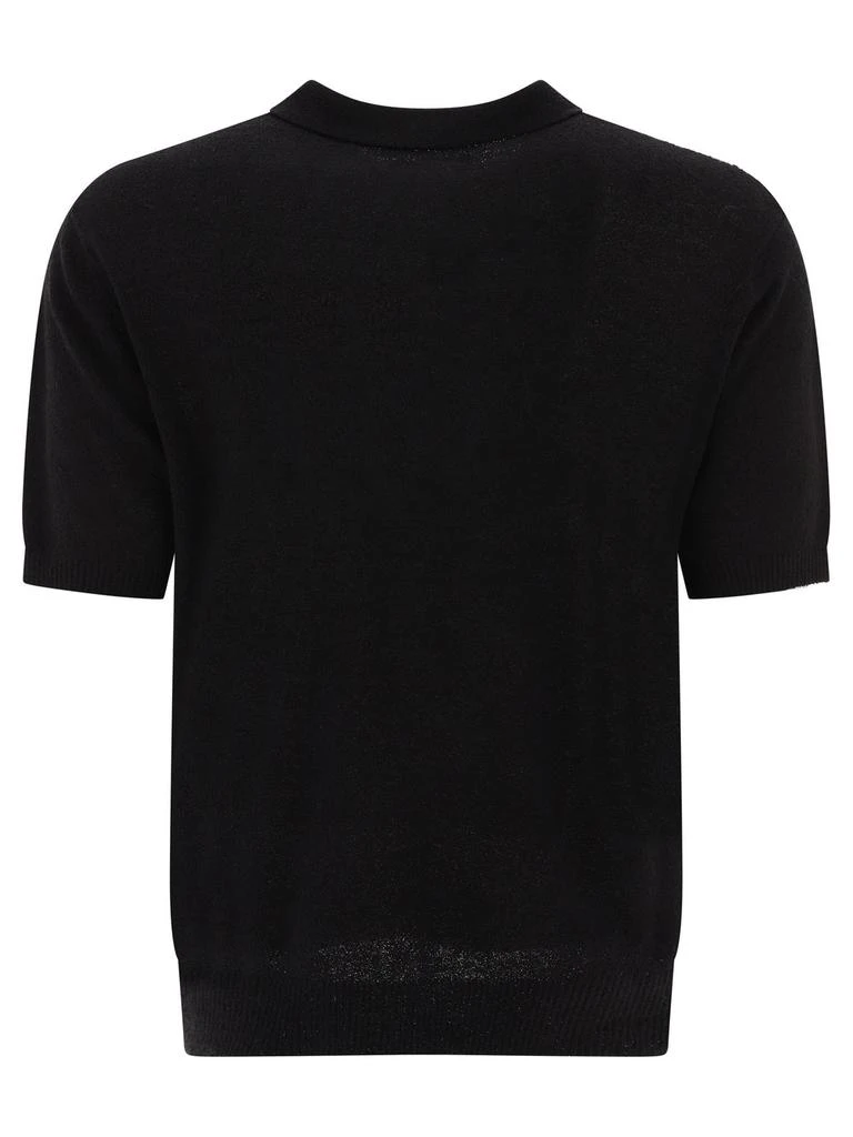 商品STUSSY|Stüssy Textured Striped Short-Sleeved Polo Shirt,价格¥917,第2张图片详细描述