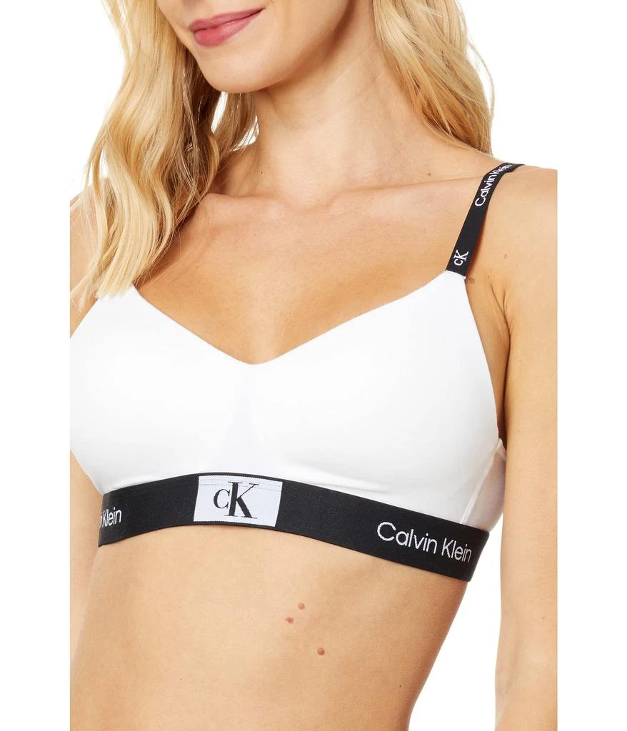 商品Calvin Klein|1996 Cotton Lightly Lined Bralette,价格¥217,第3张图片详细描述