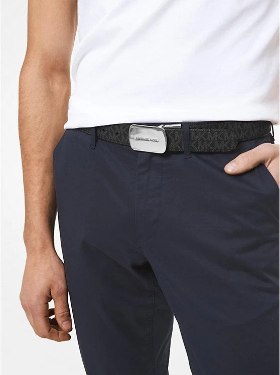 商品Michael Kors|Reversible Logo and Leather Belt,价格¥293,第3张图片详细描述