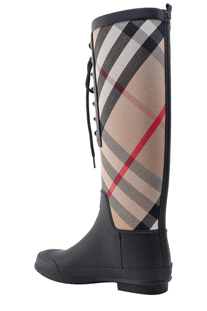 商品Burberry|Burberry	House Check Panelled Rain Boots,价格¥3463,第3张图片详细描述