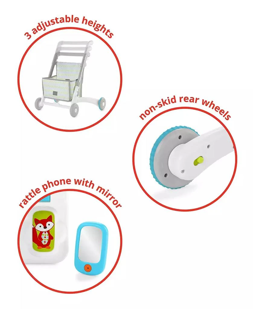 商品Skip Hop|Explore & More 4-in-1 Grow Along Activity Walker Baby Toy,价格¥498,第4张图片详细描述