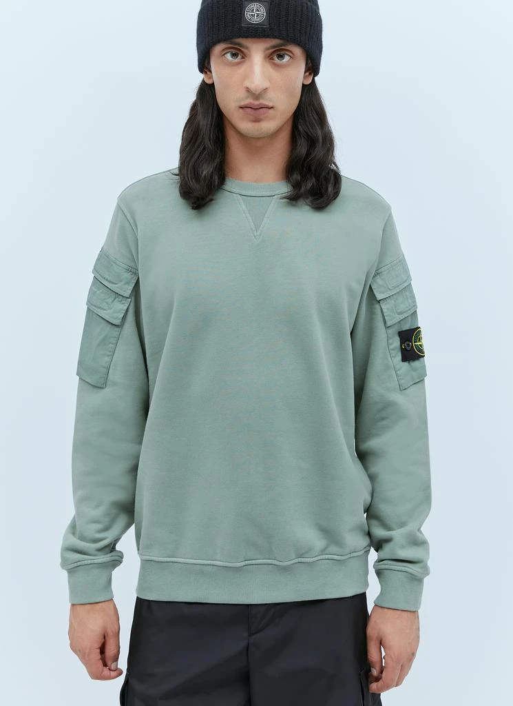 商品Stone Island|Compass Patch Sweatshirt,价格¥1351,第3张图片详细描述