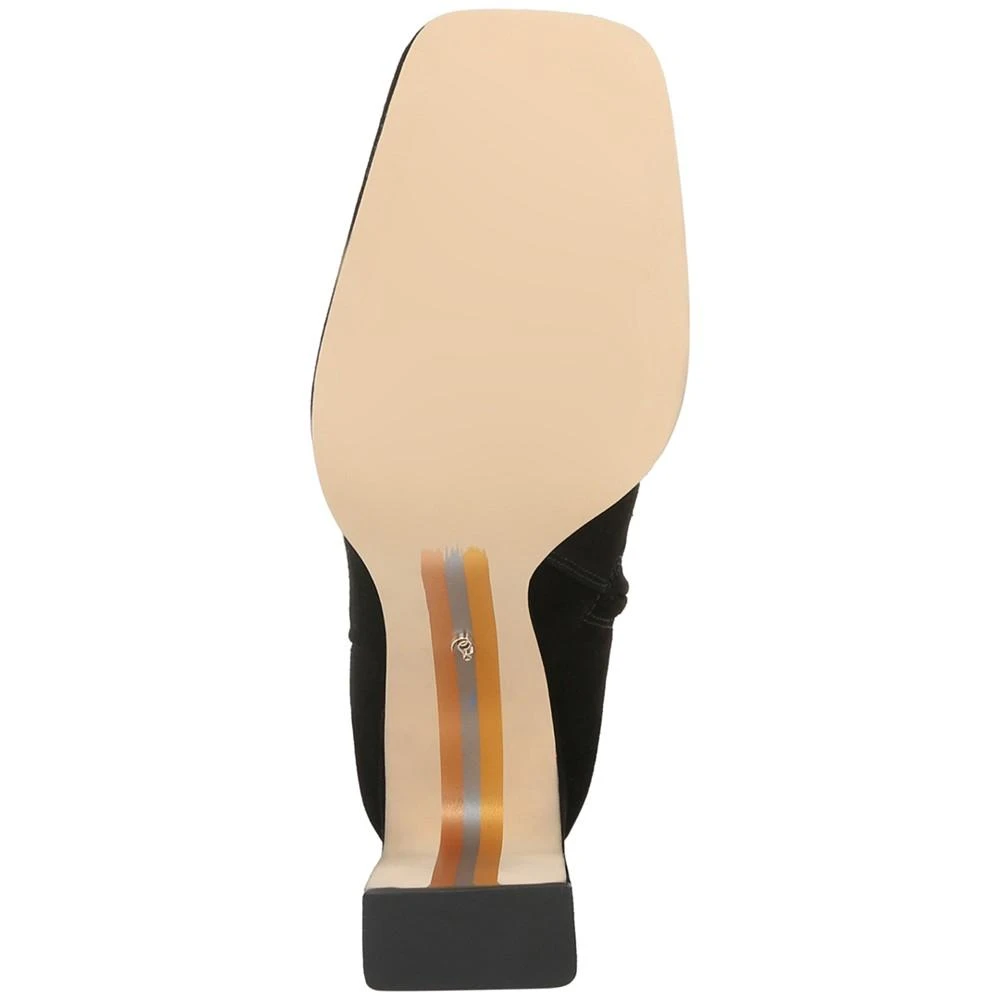 商品Sam Edelman|Women's Issabel Square-Toe Sculpted-Heel Boots,价格¥1507,第5张图片详细描述
