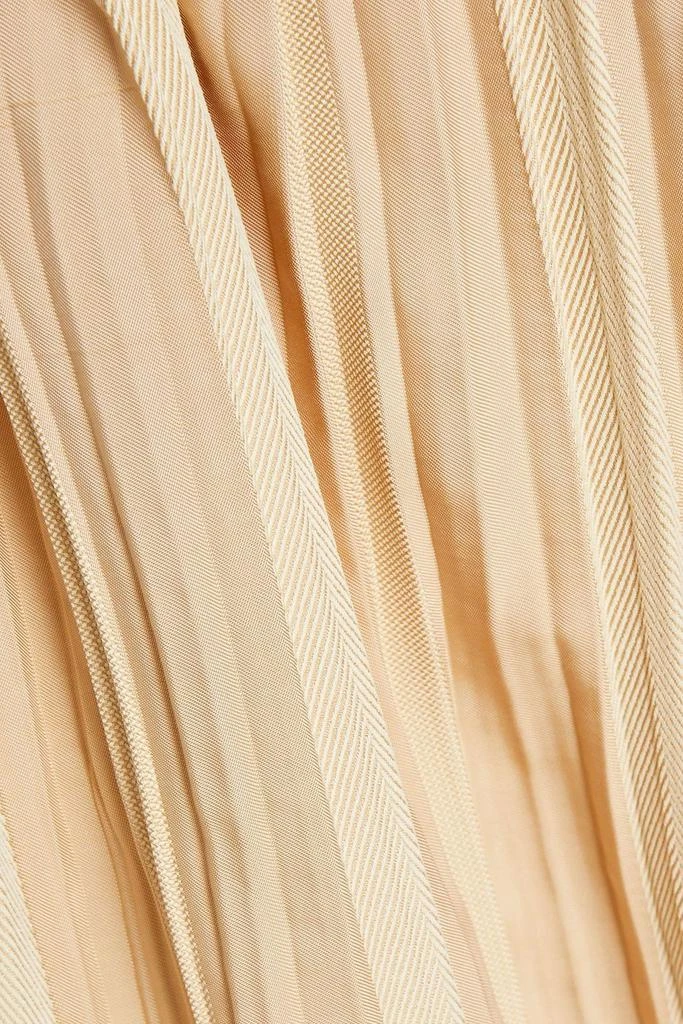 商品Khaite|Sylvia pleated jacquard midi skirt,价格¥1755,第4张图片详细描述