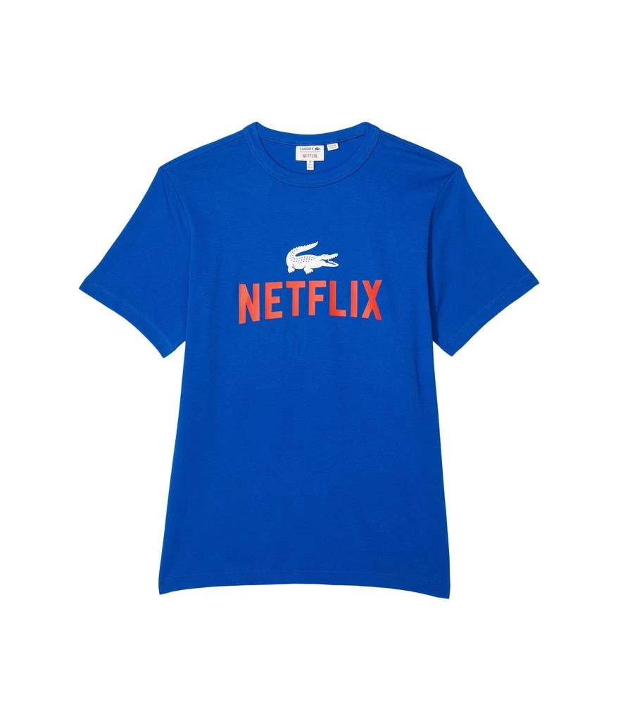 商品Lacoste|Short Sleeve Netflix Graphic T-Shirt (Big Kids),价格¥202,第1张图片