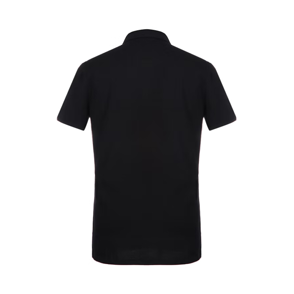 VERSACE COLLECTION 男士黑色棉质POLO衫 V800708-VJ00180-V9001商品第2张图片规格展示