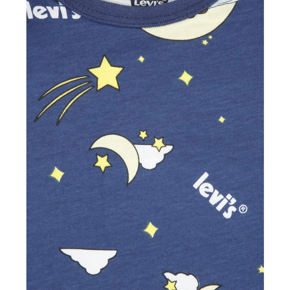 商品Levi's|Baby Boys Sleeping Under The Stars Bodysuit, Pack of 3,价格¥157,第3张图片详细描述