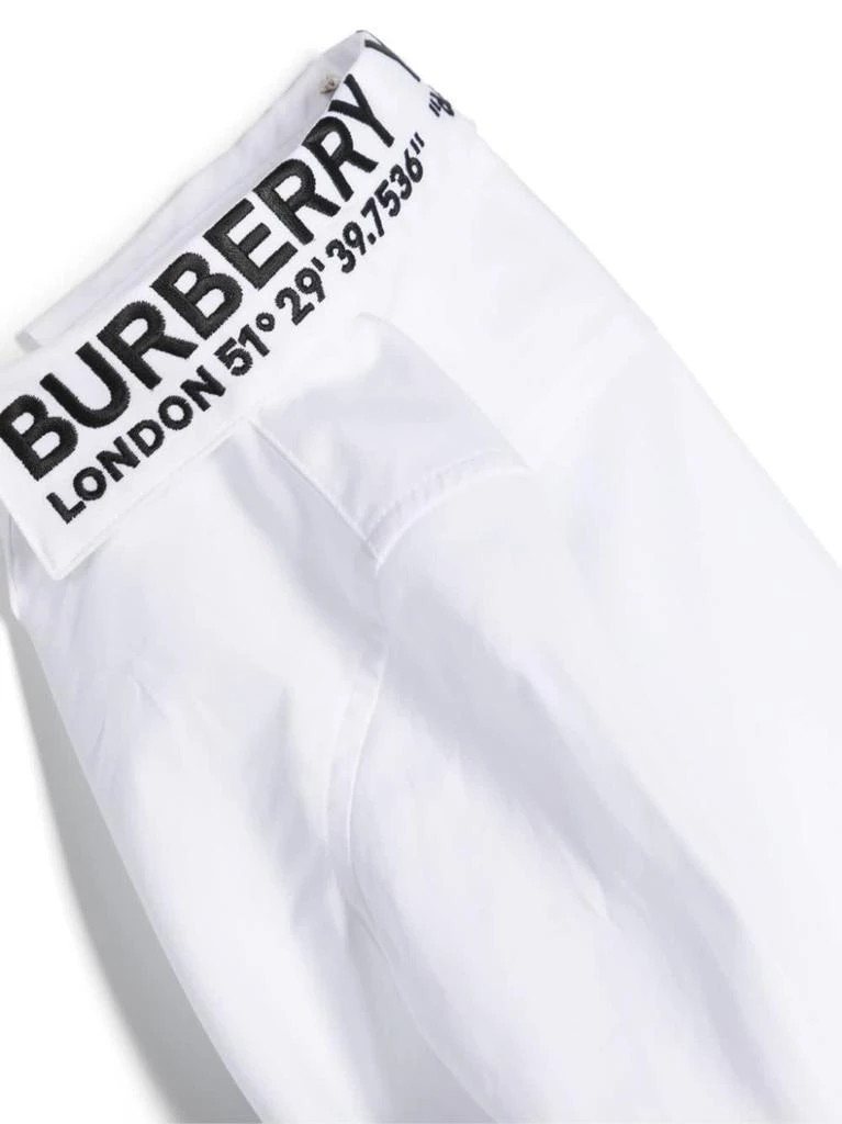 商品Burberry|Camicia Bianca In Popeline Di Cotone Baby Boy,价格¥1717,第3张图片详细描述