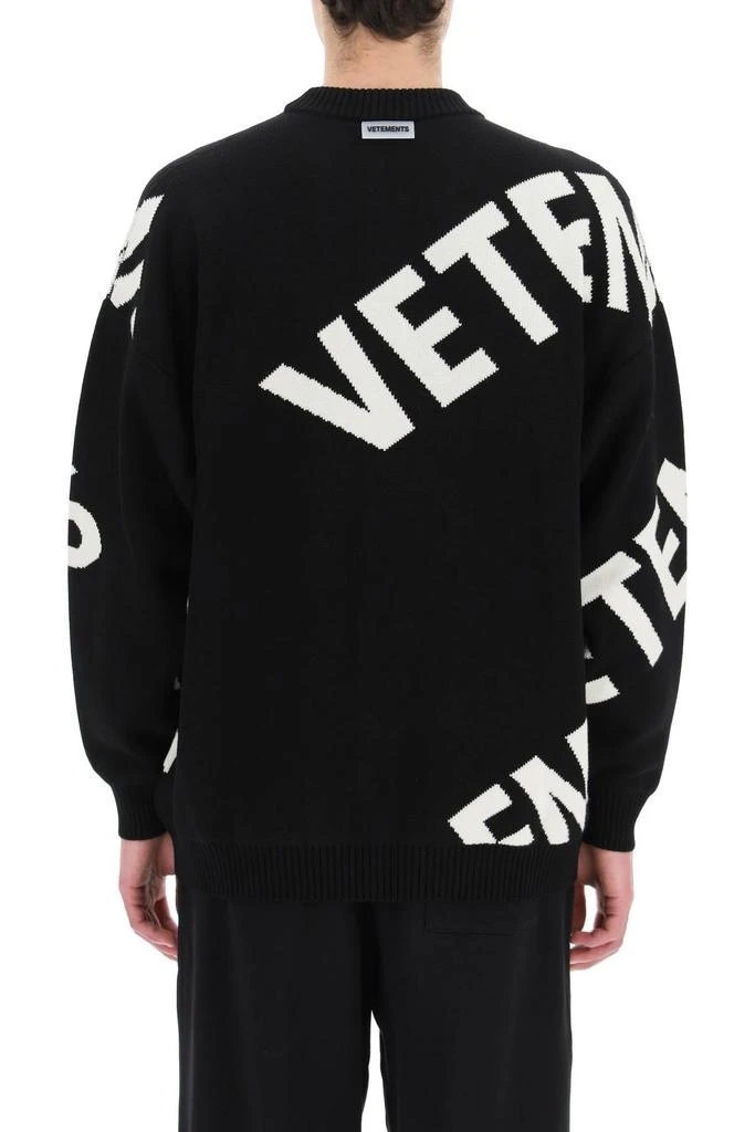 商品Vetements|Vetements maxi logo sweater,价格¥6415,第3张图片详细描述