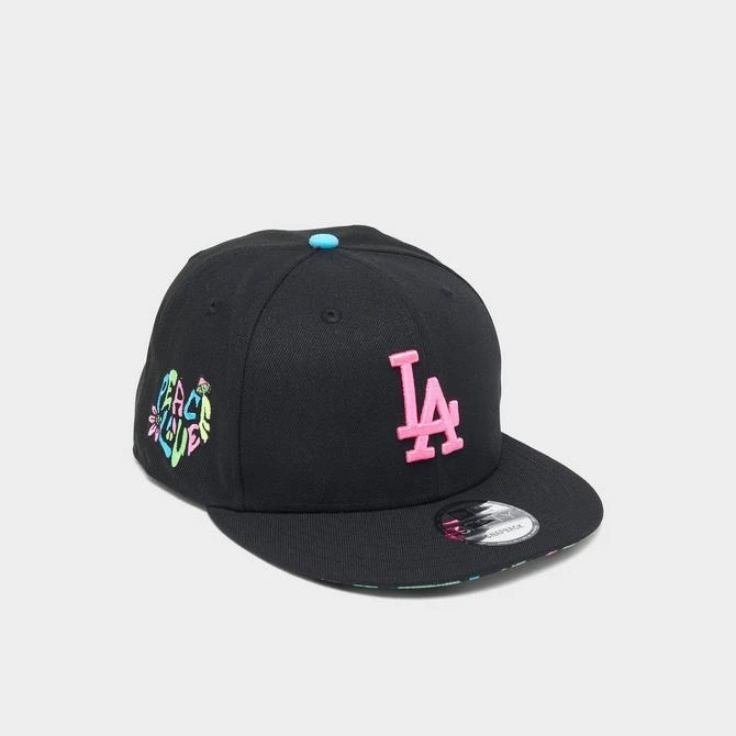 商品New Era|New Era MLB Los Angeles Dodgers Psychedelic 9FIFTY Snapback Hat,价格¥225,第2张图片详细描述