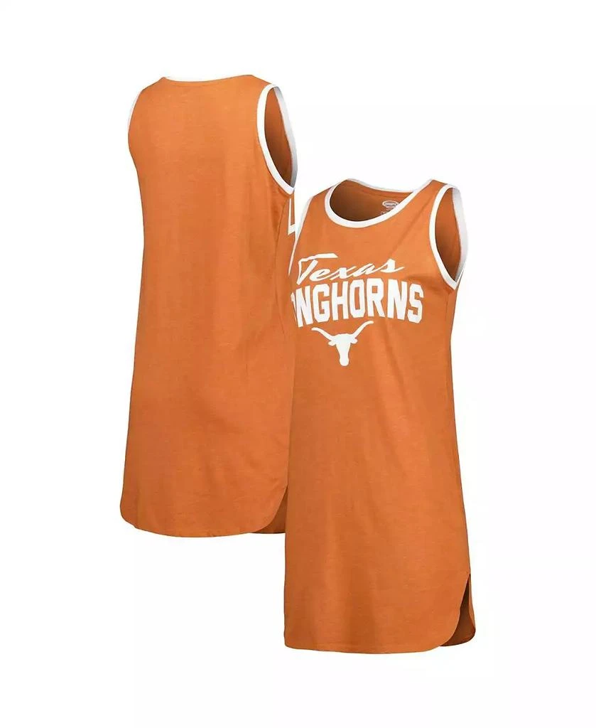 商品Concepts Sport|Women's Texas Orange Texas Longhorns Tank Nightshirt,价格¥335,第1张图片