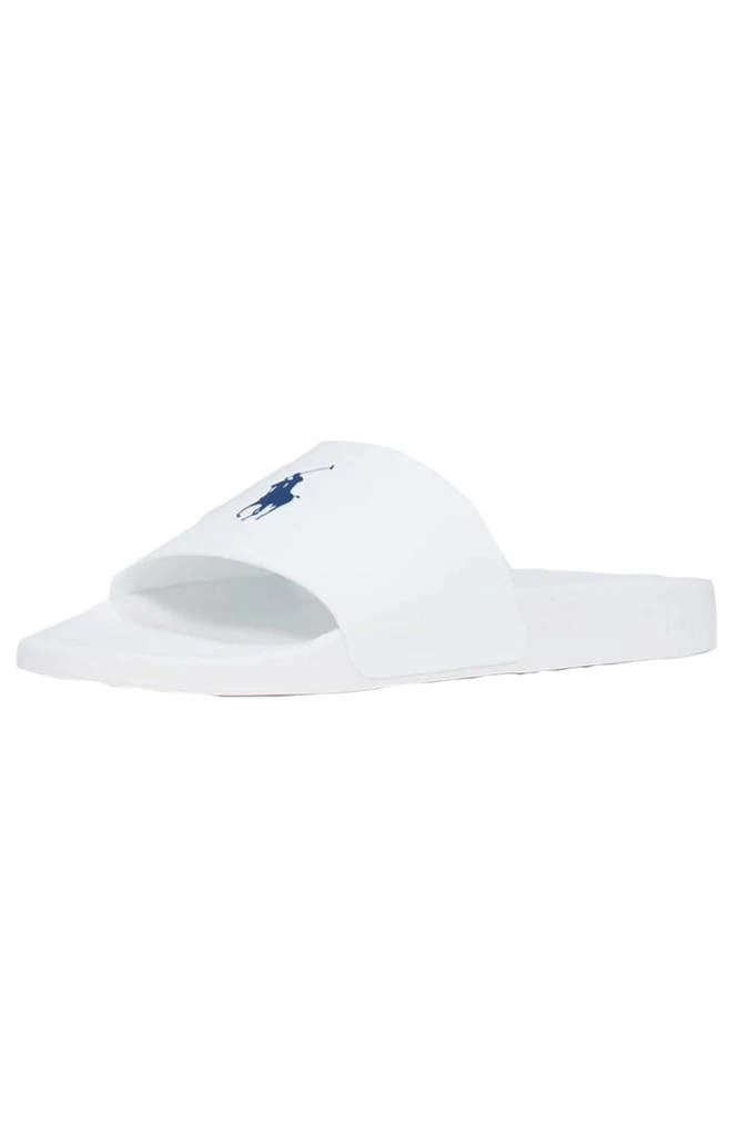 商品Ralph Lauren|(809852071001) Polo Sport Slides - White,价格¥259,第1张图片