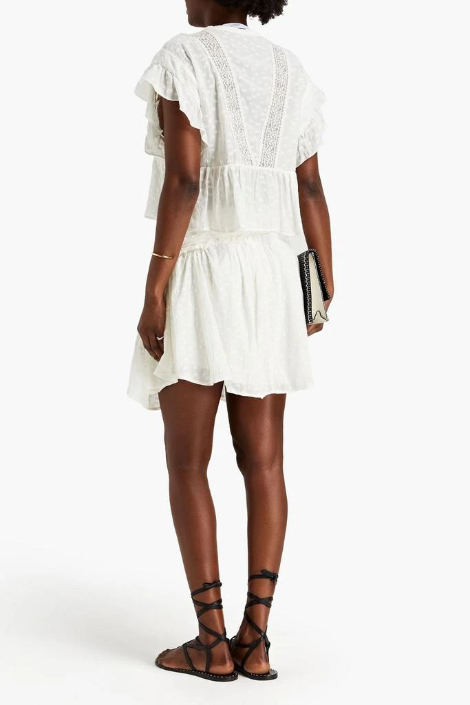 商品IRO|Nixie gathered fil coupé silk-blend mini skirt,价格¥1073,第3张图片详细描述