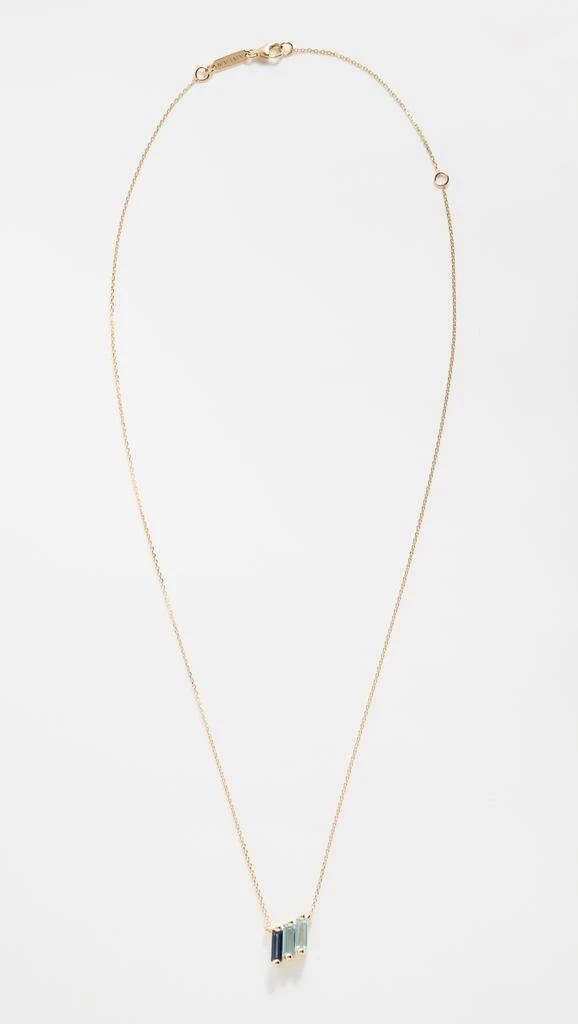 商品Suzanne Kalan|14k 黄金人字纹条扣项链,价格¥4966,第3张图片详细描述
