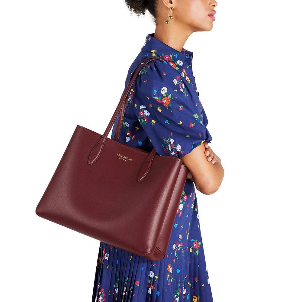 商品Kate Spade|All Day Dot Party Pop Printed Crossgrain Leather Large Tote,价格¥1118,第3张图片详细描述