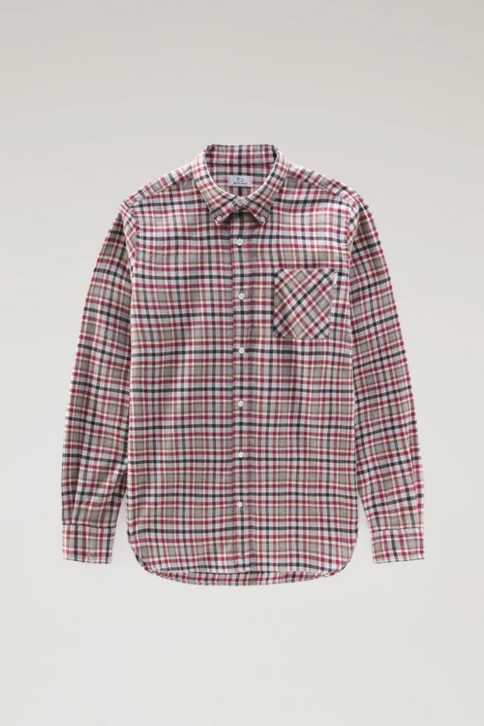 Classic Cotton-Wool Check Shirt商品第5张图片规格展示