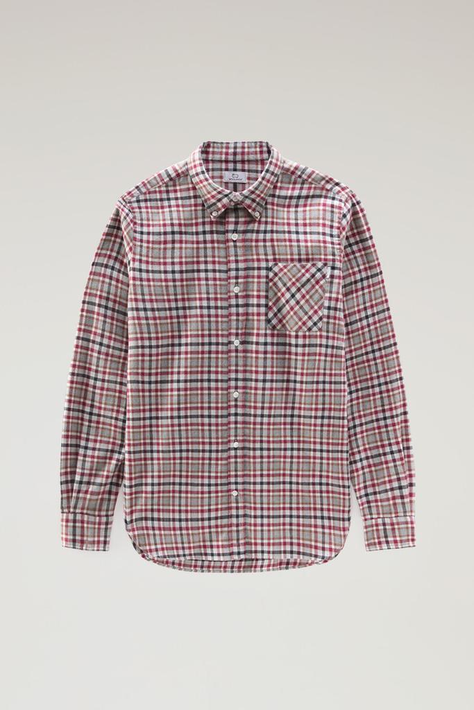 商品Woolrich|Classic Cotton-Wool Check Shirt,价格¥1305,第7张图片详细描述