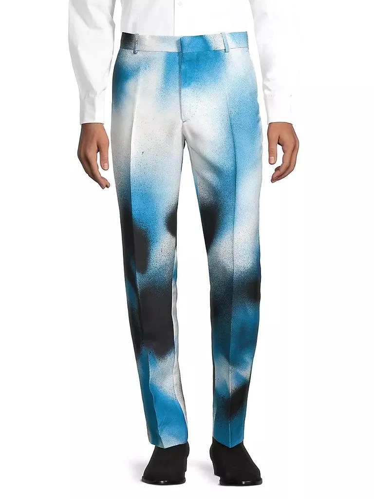 商品Alexander McQueen|Spray-Paint-Effect Woven Pants,价格¥3961,第3张图片详细描述