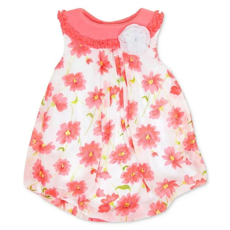 商品Baby Essentials|Floral-Print Bubble Romper, Baby Girls (0-24 months),价格¥35,第2张图片详细描述