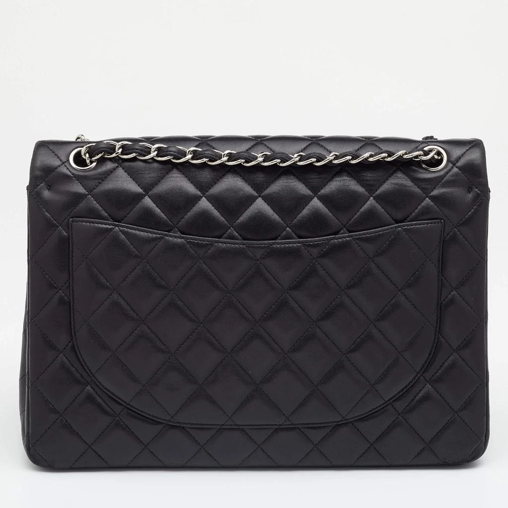 商品[二手商品] Chanel|Chanel Black Quilted Leather Maxi Classic Double Flap Bag,价格¥24818,第4张图片详细描述