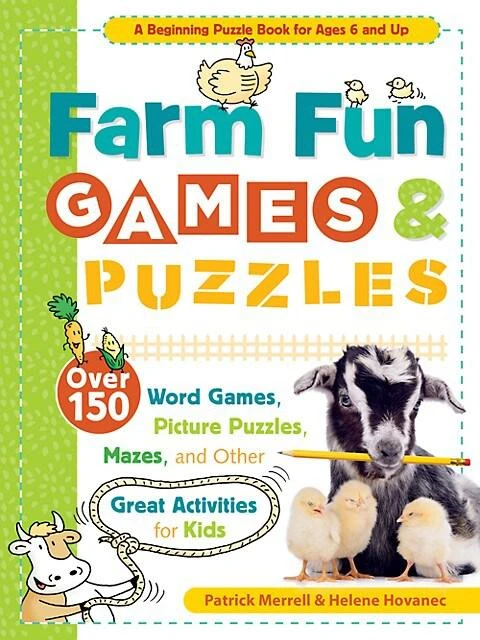 商品Workman Publishing|Farm Fun Games & Puzzles Activity Book,价格¥98,第1张图片