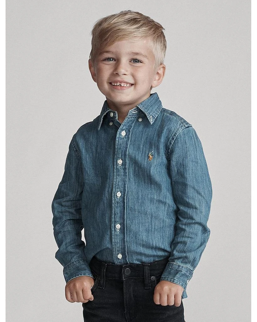 Polo Ralph Lauren Boys' Denim Button-Down Shirt - Little Kid, Big Kid 3